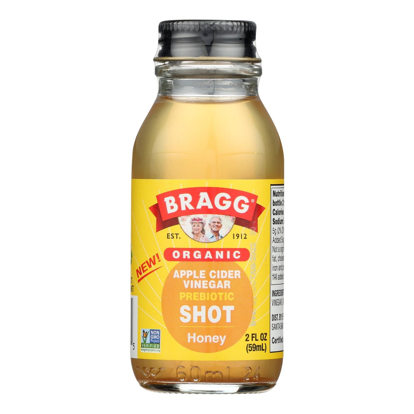 Bragg - Acv Shot Honey - Caja de 4 - 2 Fz