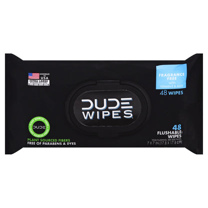 Toallitas húmedas Dude Wipes - Paquete dispensador de toallitas - Caja de 8 - 48 unidades