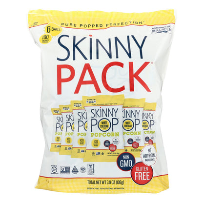 Skinnypop 爆米花 Skinny Pop - 白切达干酪 - 10 盒装 - 0.65 盎司