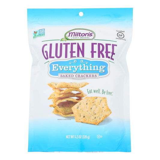 Galletas horneadas sin gluten Miltons - Todo - Caja de 12 - 4.5 oz.