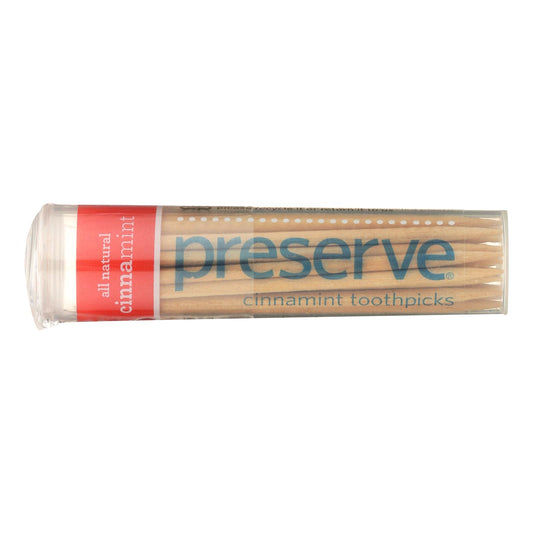 Preserve Flavored Toothpicks Cinnamint - 35 Pieces