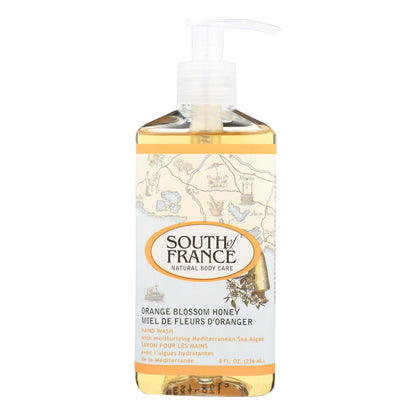 South Of France Hand Wash - Orange Blossom Honey - 8 Oz - 1 Each