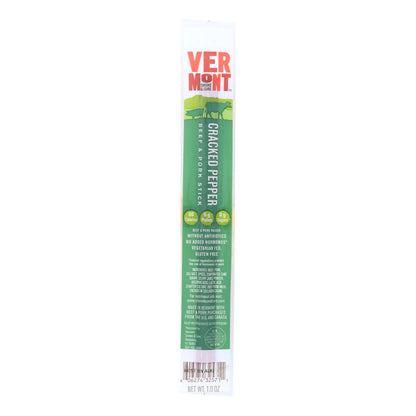 Vermont Smoke And Cure Realsticks - 碎胡椒 - 1 盎司 - 24 盒