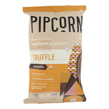 Mini palomitas de maíz Pipcorn - Trufa - Caja de 12 - 4 oz.