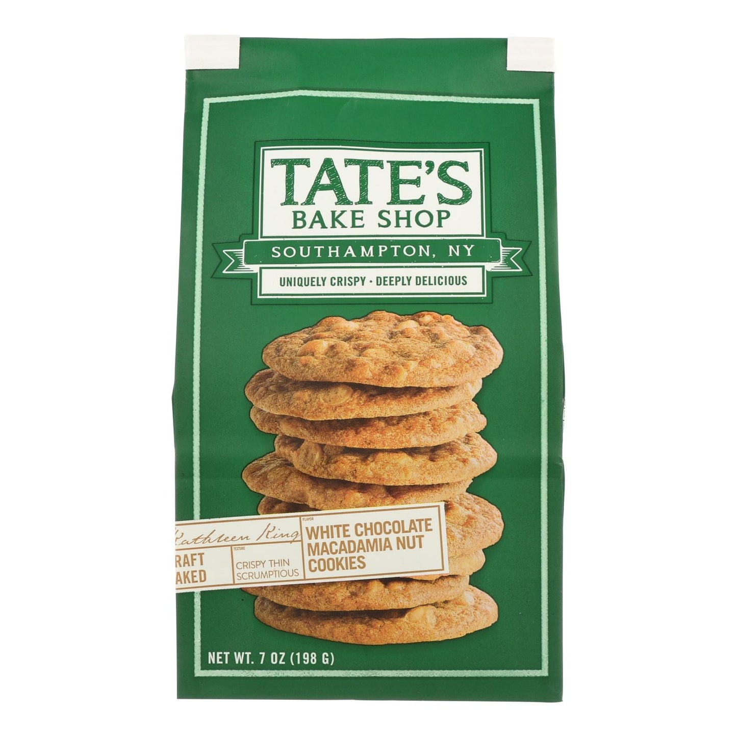 Galletas de nueces y macadamia con chocolate blanco de Tate's Bake Shop - Caja de 12 - 7 oz.