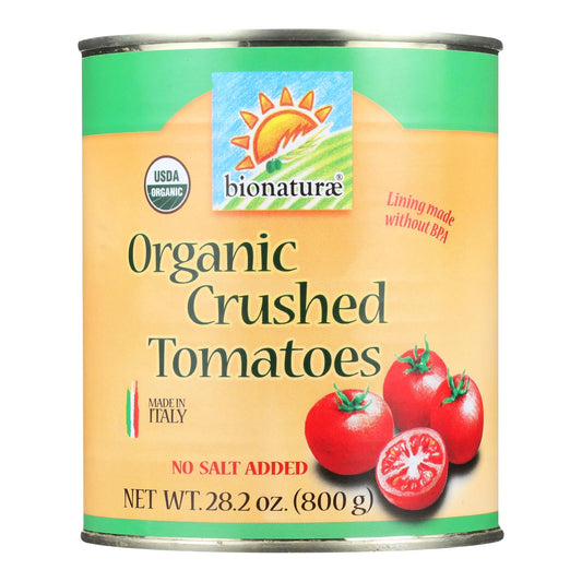 Tomates Bionaturae - Orgánicos - Triturados - 28,2 oz - Caja de 12