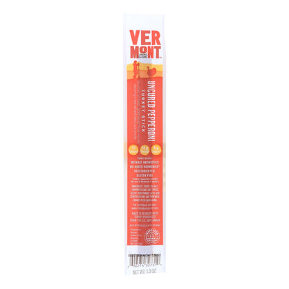 Vermont Smoke And Cure Realsticks - Turkey Pepperoni - 1 Oz - Case Of 24