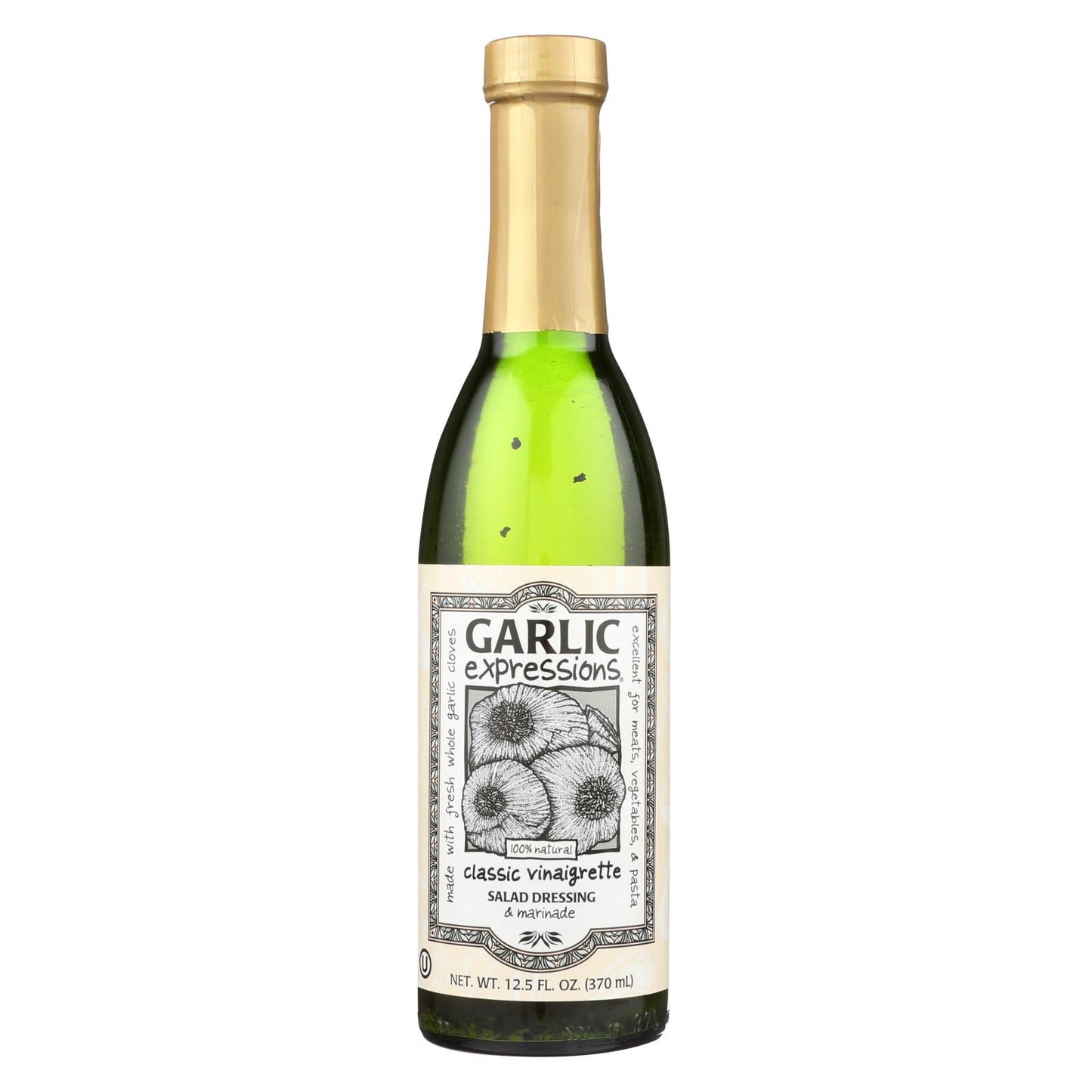 Garlic Expressions Salad Dressing - Vinaigrete - Case Of 12 - 12.5 Oz