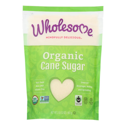 Wholesome Sweeteners Sugar - Organic - Cane - Fair Trade - 2 Lb - Case Of 12