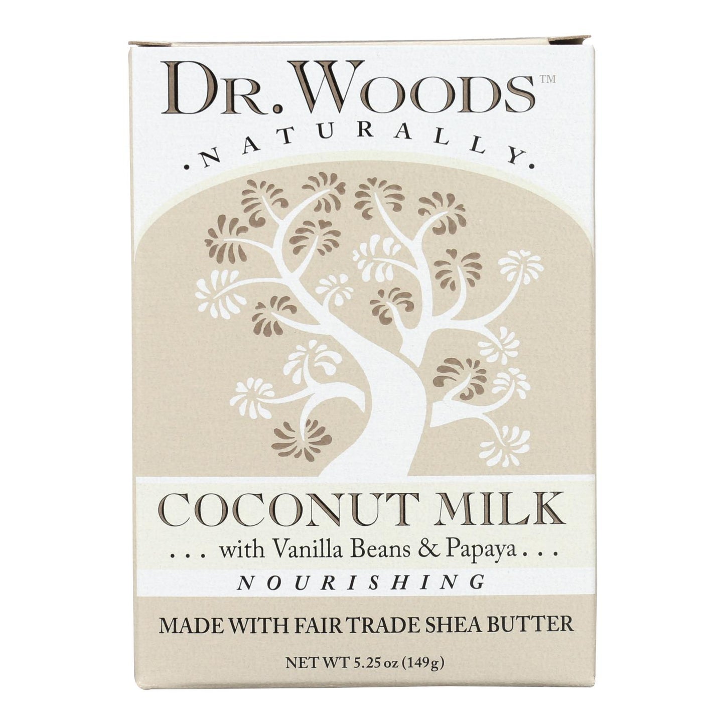 Jabón en barra Dr. Woods con leche de coco - 5,25 oz