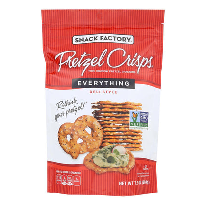 Pretzel Crisp Pretzel Crisps - Todo - Caja de 12 - 7.2 oz.