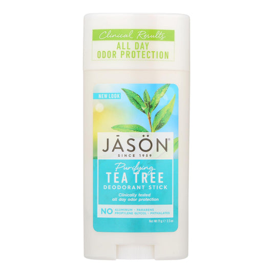 Desodorante en barra de árbol de té Jason, 2,5 oz