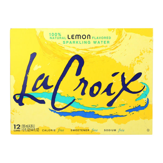 Agua con gas Lacroix - Limón - Caja de 2 - 12 fl oz.