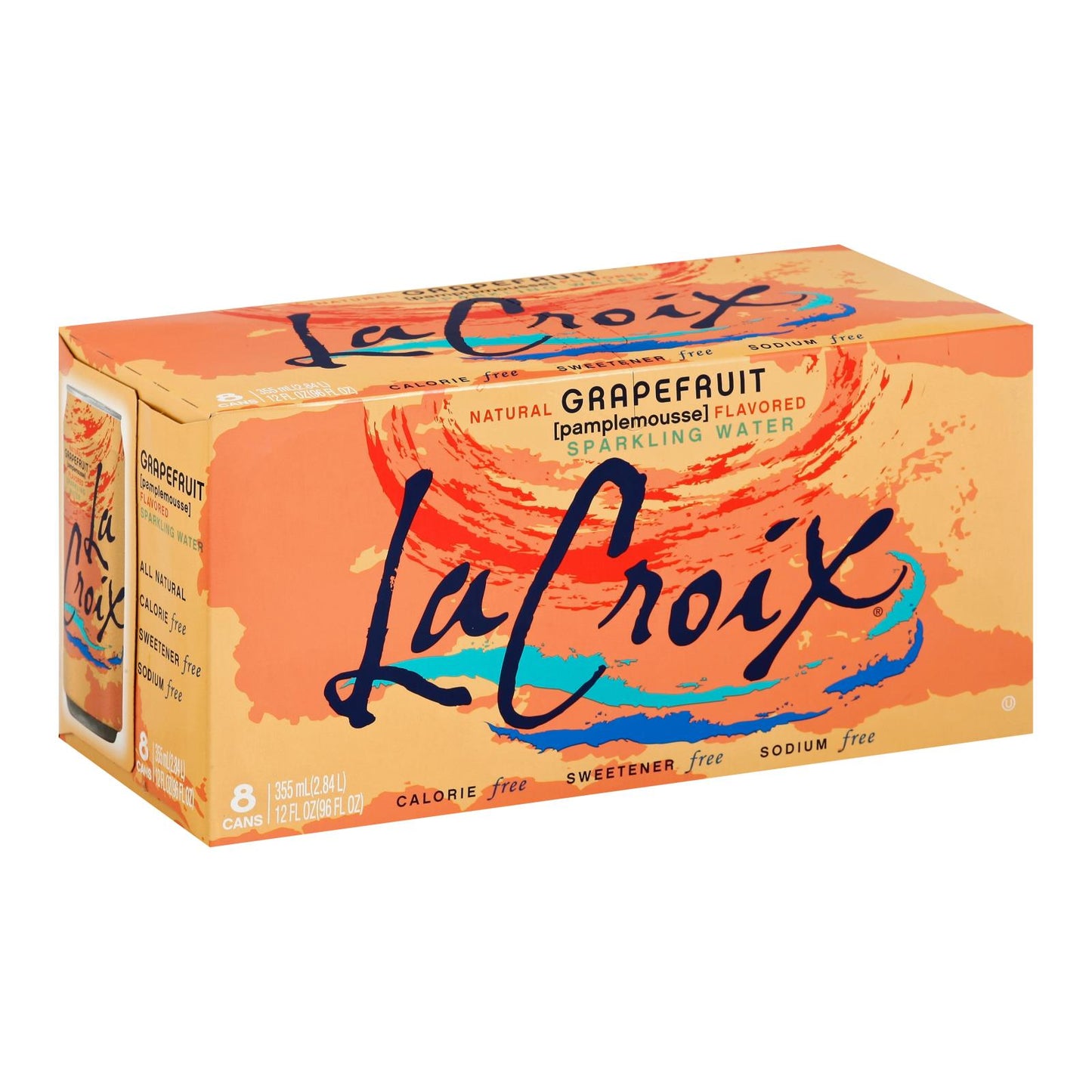 Agua con gas Lacroix - Agua de pomelo - Caja de 3 - 12 fl oz.