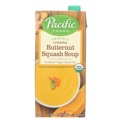 Pacific Natural Foods - Calabaza cremosa orgánica - Caja de 12 - 32 fl oz.