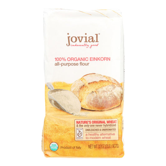 Jovial - Harina - Orgánica - Einkorn - Multiuso - 32 oz - Caja de 10