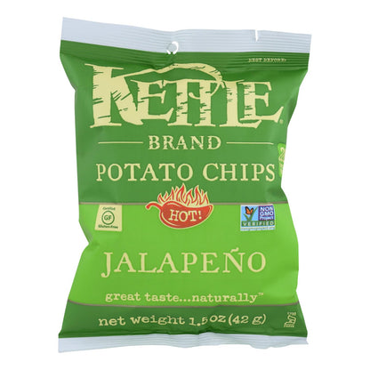 Papas fritas Kettle Brand - Jalapeño - Picantes - 1.5 oz - Caja de 24