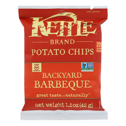 Patatas fritas Kettle Brand - Backyard Barbeque - 1,5 oz - Caja de 24