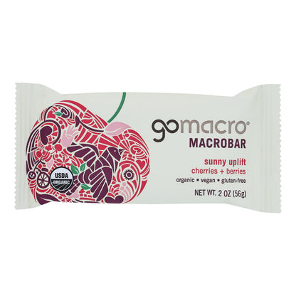 Gomacro Organic Macrobar - Cherries And Berries - 2 Oz Bars - Case Of 12