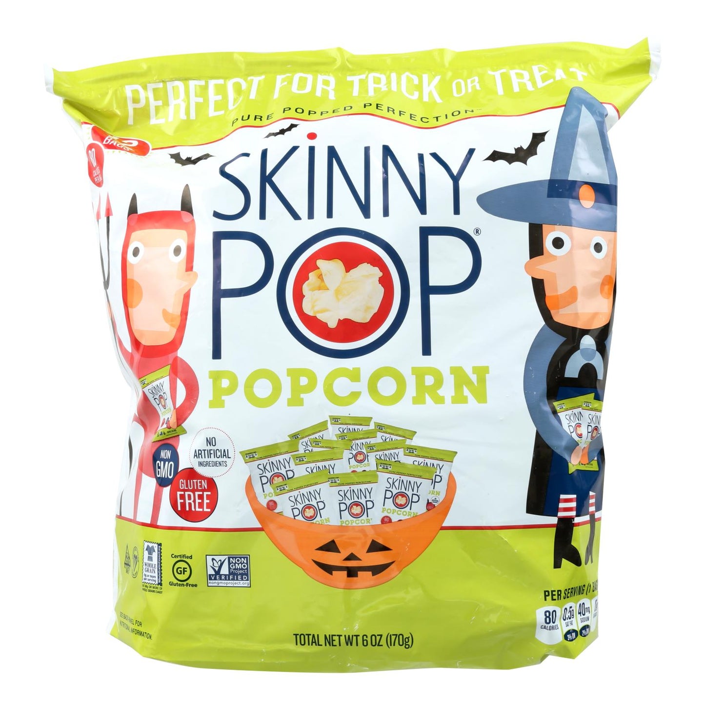 Skinny Pop Gluten Free Popcorn  - Case Of 6 - 6 Oz