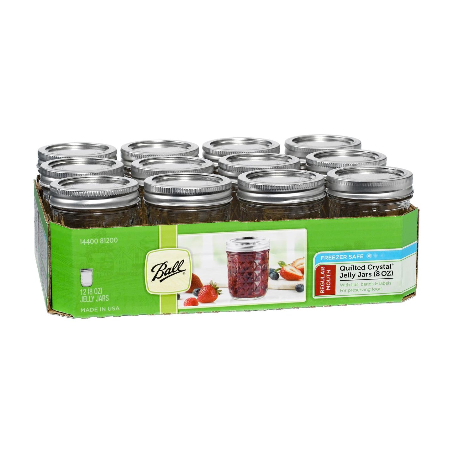 Ball Canning Jelly Jar 8oz - Case Of 1 - 12 Count