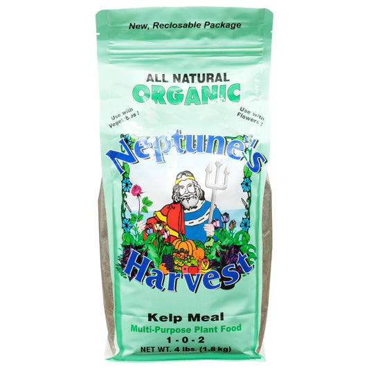 Fertilizante de harina de algas marinas Neptune's Harvest - Etiqueta verde - 4 libras
