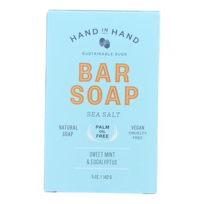 Mano a mano - Jabón en barra con sal marina - Cada uno de 1 a 5 oz