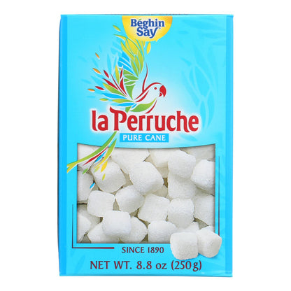 Cubos de azúcar blanco puro de caña La Perruche - Caja de 16 - 8,8 oz