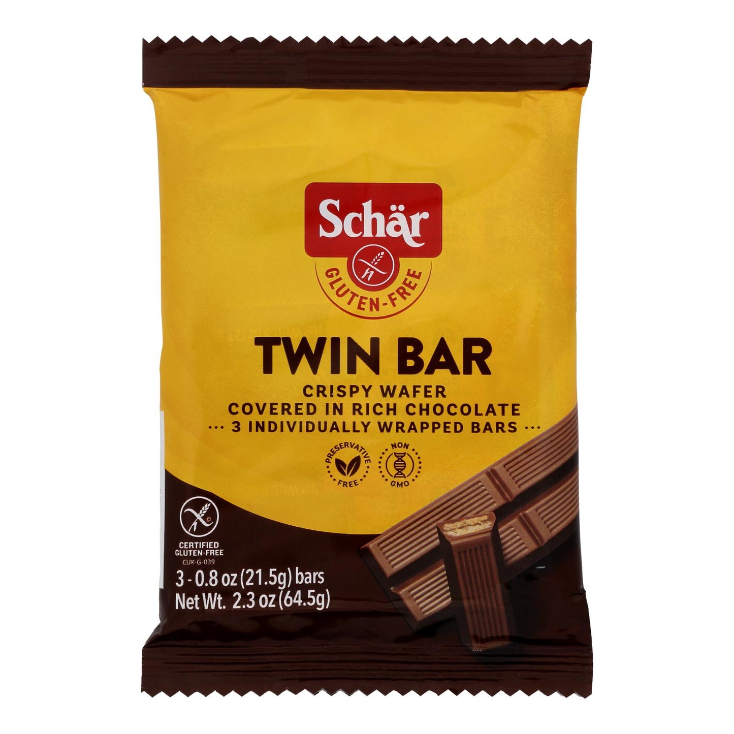 Schar - Barritas Twin Bars Gl - Caja de 14 - 2,3 oz