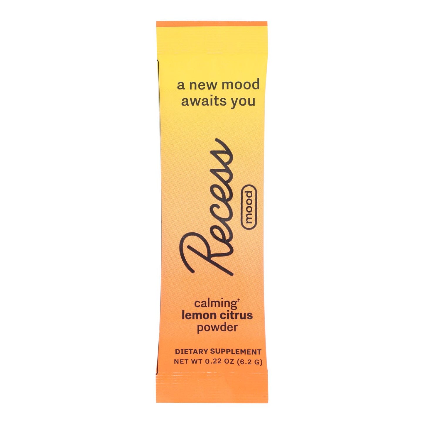 Recess - Mood Sticks - Barritas de limón y cítricos - Caja de 10 - 0,22 oz