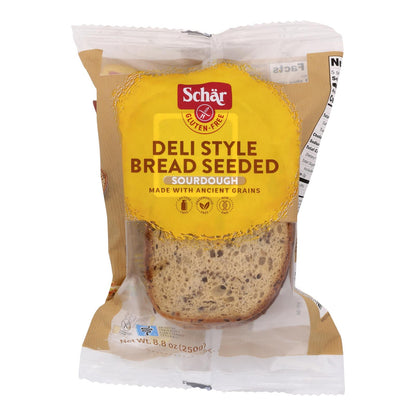 Schar - Pan estilo delicatessen con semillas - Caja de 5 - 8,8 oz