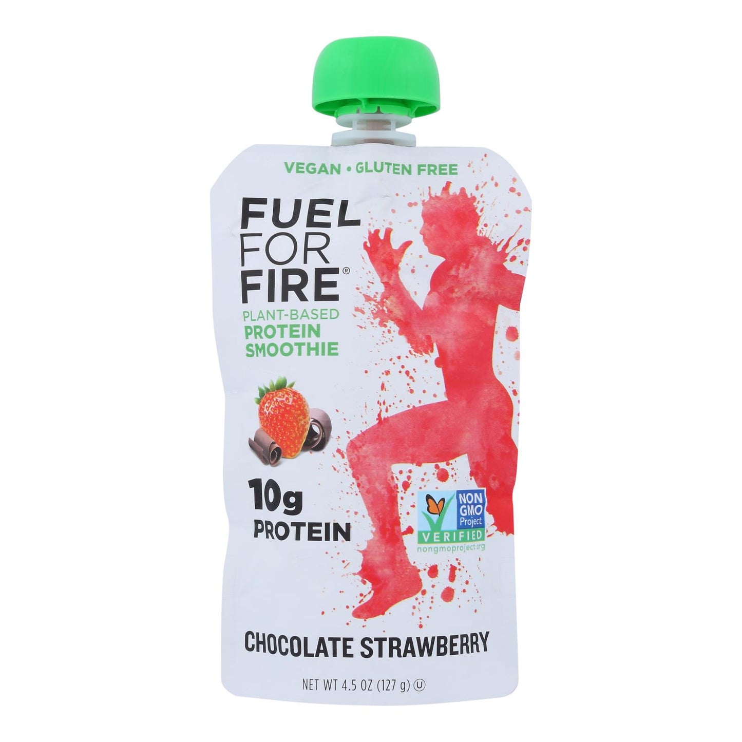 Fuel For Fire - Chocolate con frutas Protn Smthie - Caja de 12 - 4.5 oz