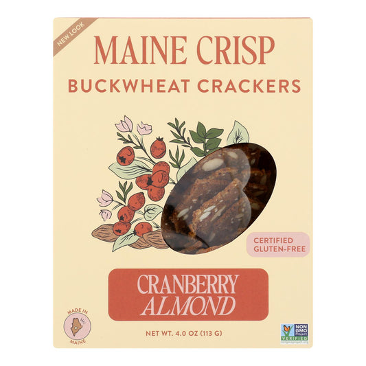Maine Crisp - Patatas fritas con arándanos y almendras - Caja de 10 - 4 oz