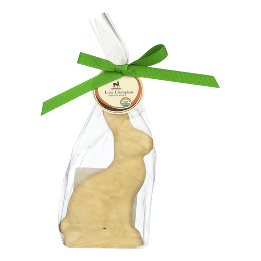 Chocolates Lake Champlain - Conejito de chocolate blanco de clase C - Caja de 12 - 3,5 oz