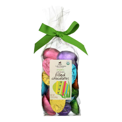Chocolates Lake Champlain - Surtido de chocolate negro con huevo - Caja de 12 de 12 oz