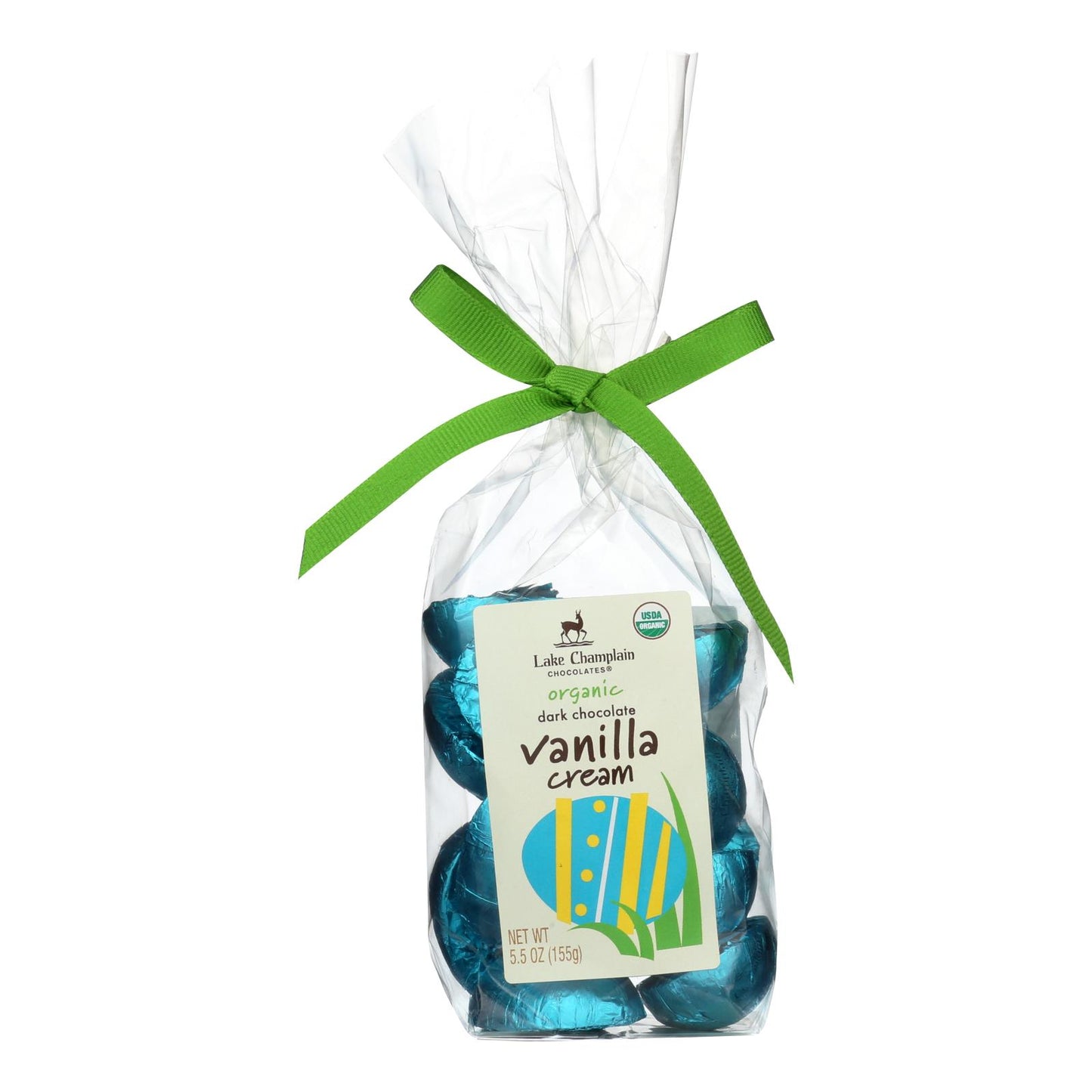 Chocolates Lake Champlain - Huevo de chocolate con crema de vainilla - Caja de 12 - 5,5 oz