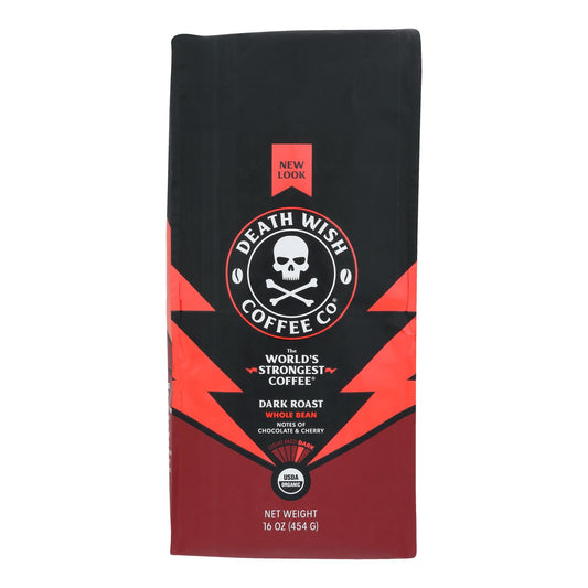 Death Wish Coffee - Coffee Whole Bean - Case Of 6-16 Oz