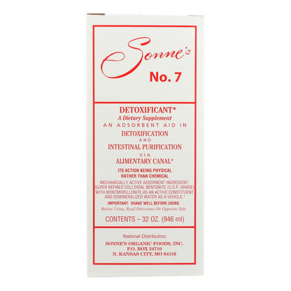 Sonne's Detoxification No 7 - 32 Fl Oz