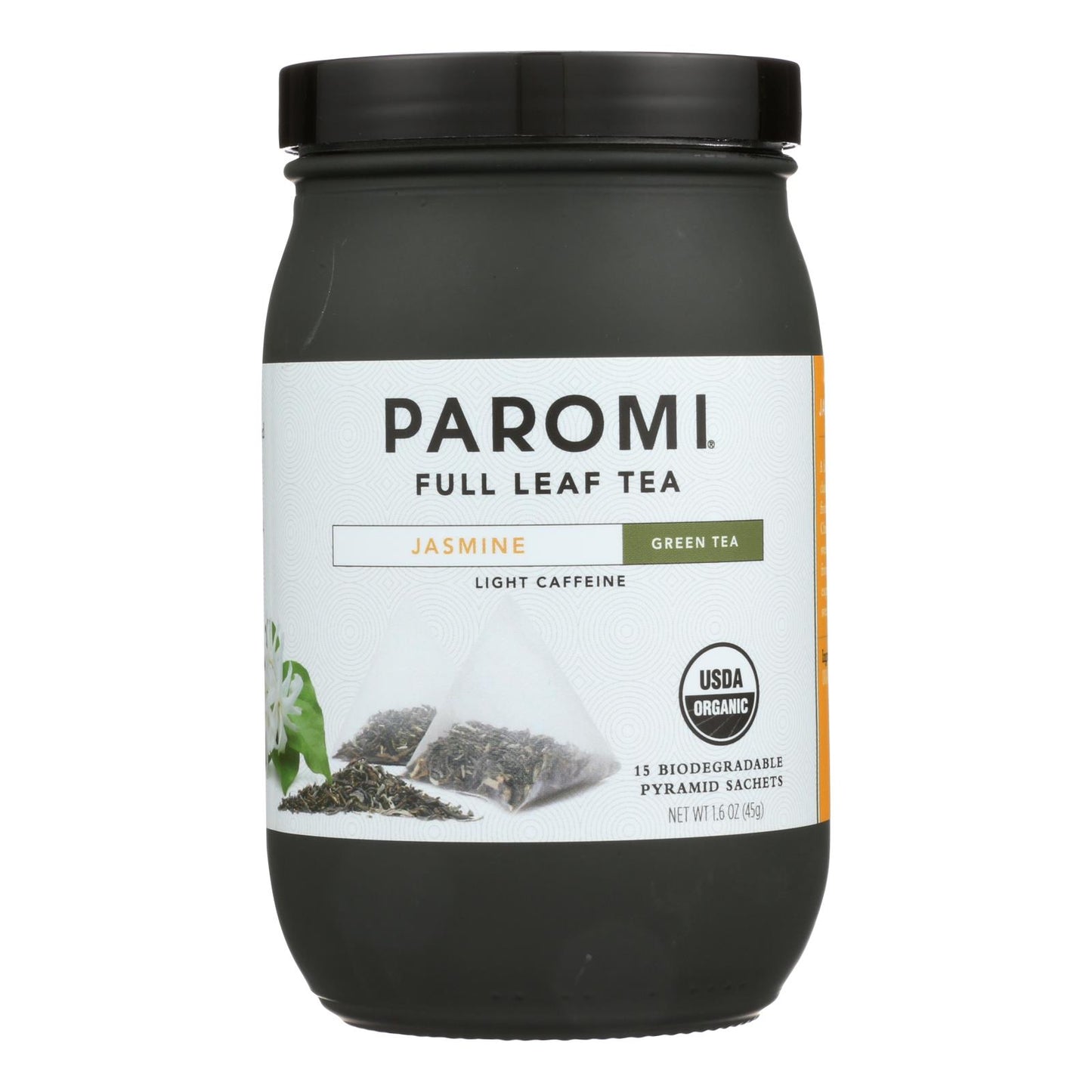 Té de jazmín orgánico Paromi Tea - Caja de 6 - 15 unidades