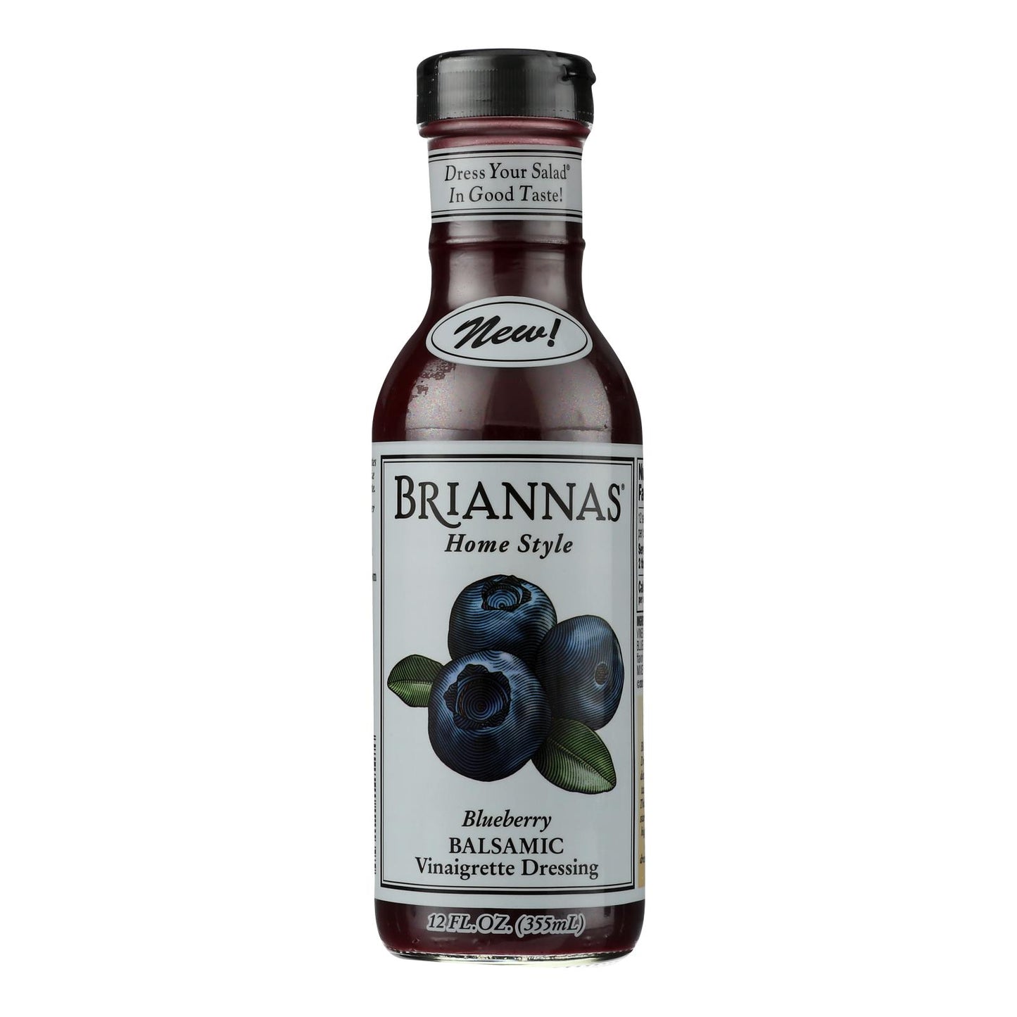 Brianna's - Vingrt Blueberry Balsamic - Caja de 6 a 12 Fz