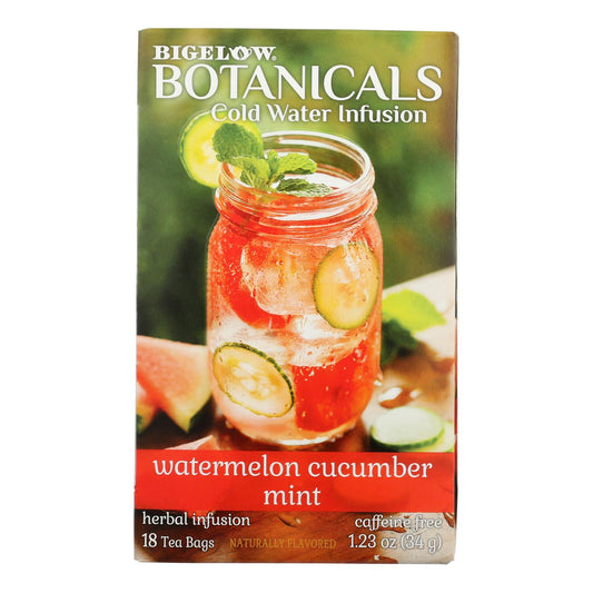 Bigelow Botanicals - Té Wtrmelon Cuc Mint - Caja de 6 - 18 bolsas