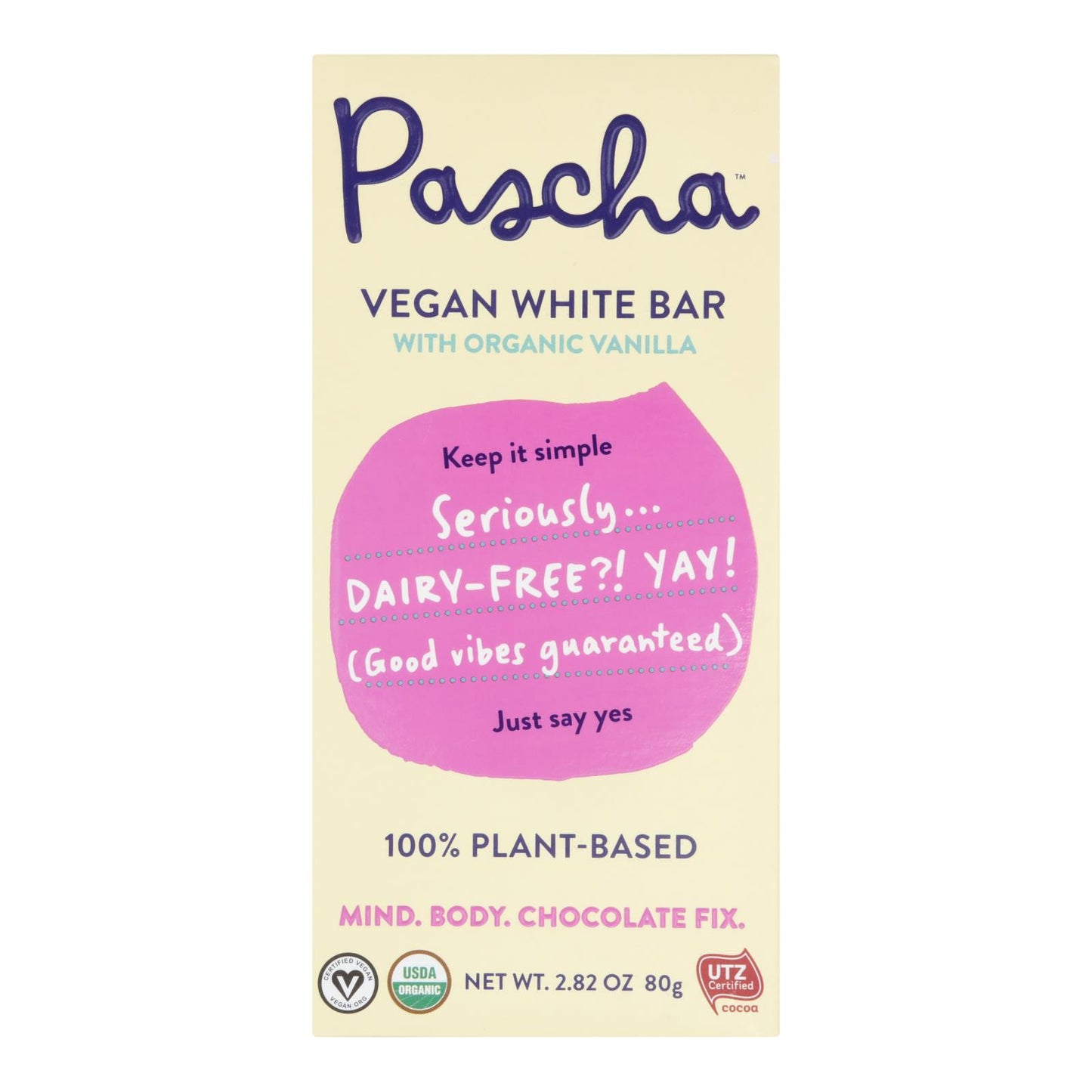 Pascha - 素食白巧克力棒 - 10 盒装 - 2.82 盎司