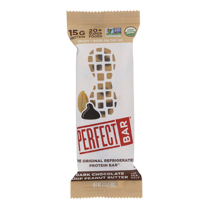 Perfect Bar Dark Chocolate Chip Peanut Butter Perfect Bar  - Case Of 8 - 2.3 Oz