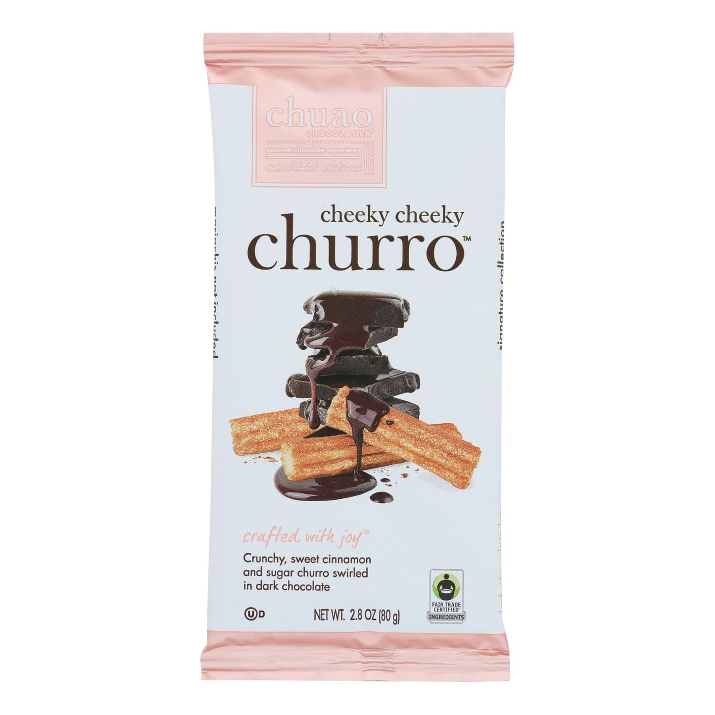 Chuao Chocolatier - Bar Cheeky Cheeky Churro - Caja de 12 - 2.8 oz
