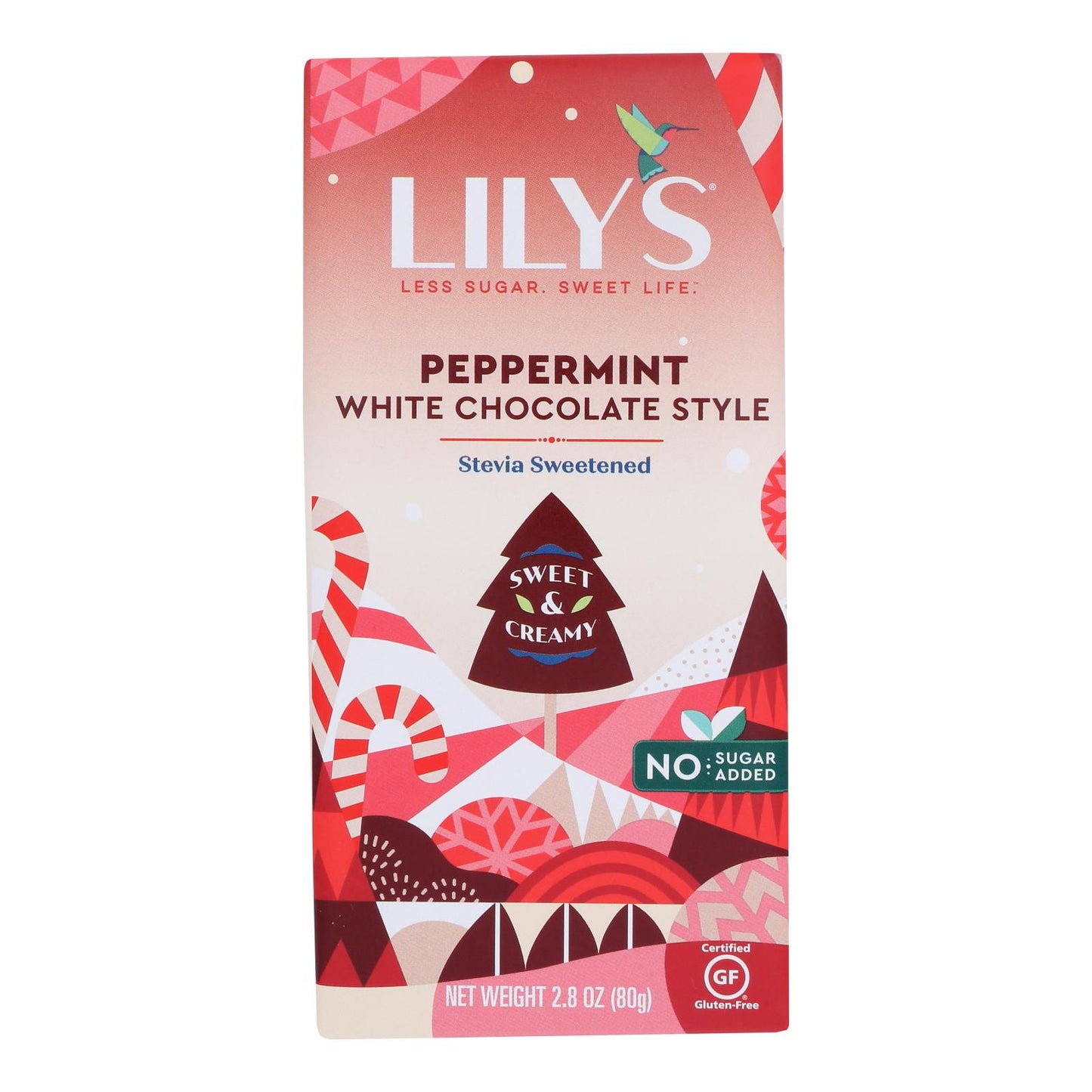 Lilys - Barra de chocolate blanco para fiestas - Caja de 12 - 2,8 oz