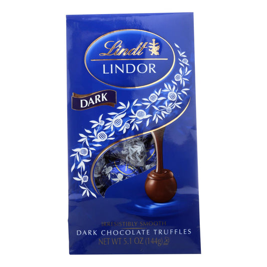 Lindt - Trufas de chocolate negro - Caja de 6 - 5,1 oz