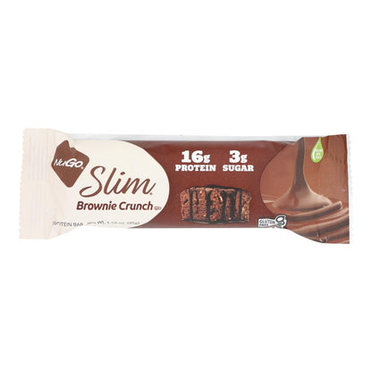 Nugo Nutrition Bar - Slim - Brownie Crunch - 1.59 Oz Bars - Case Of 12