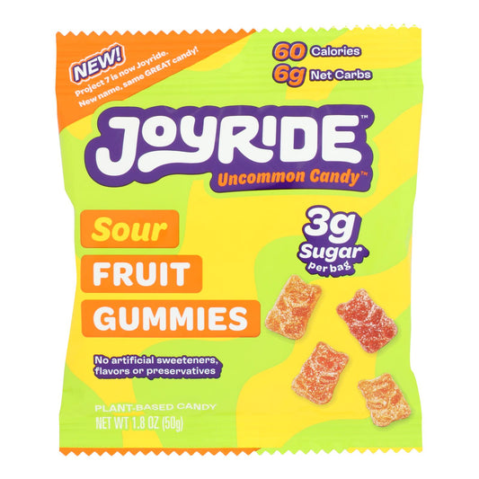 Proyecto 7 - Gomitas de frutas ácidas con bajo contenido de azúcar - Caja de 8 - 1.8 oz