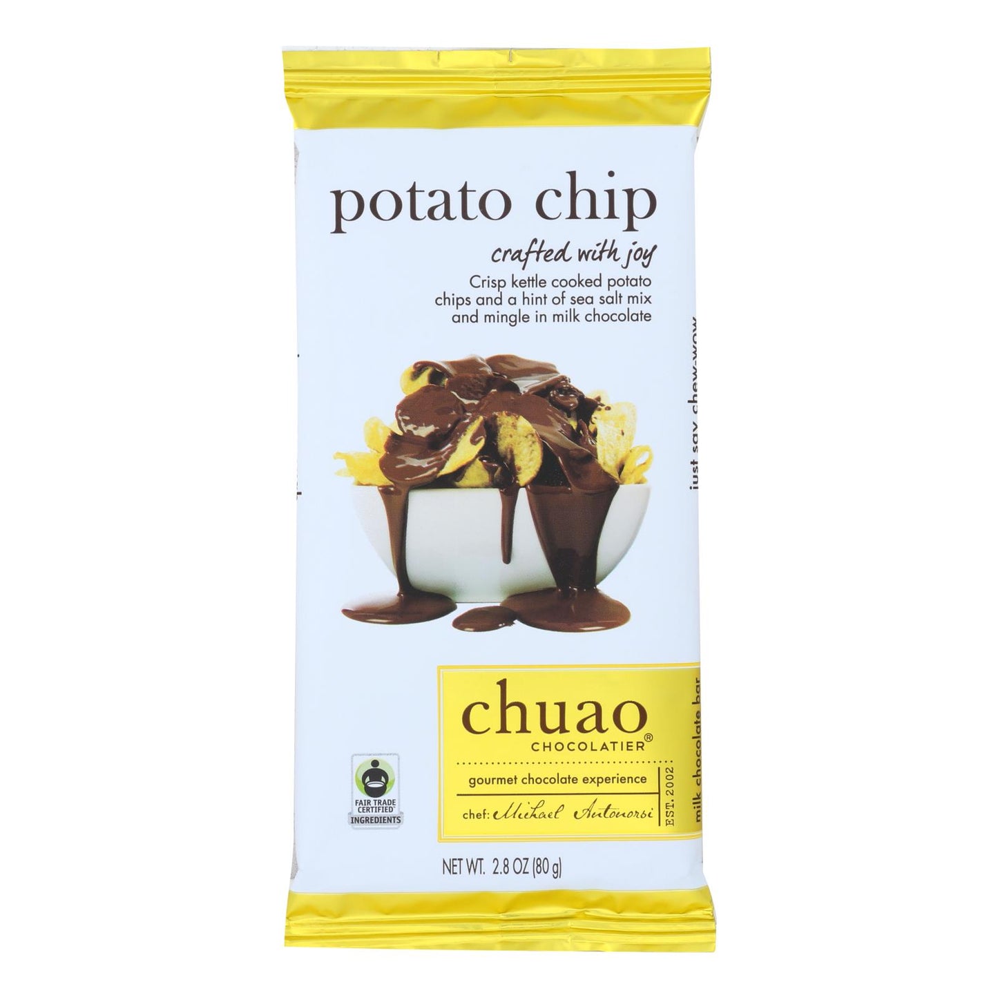 Papas fritas de Chuao Chocolatier - Caja de 12 - 2,8 oz