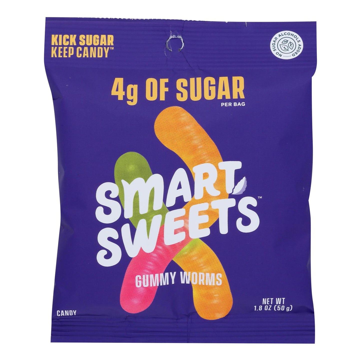 Smartsweets - Gusanos de goma - Caja de 12 - 1.8 oz